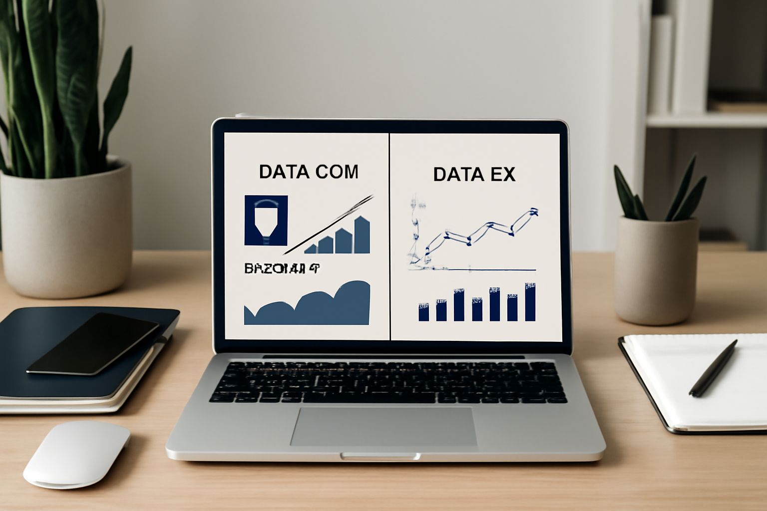 o que é data com e data ex